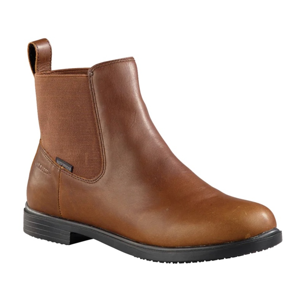 BAFFIN WATERPROOF CHELSEA BARLEY BROWN LEATHER BOOTIE NWT SZ 7AAA
